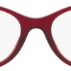 Valentino VA3069-5115 Eyeglass Frame TRANSPARENT RED w/DEMO LENS 52mm-2