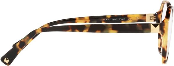 Valentino VA3073-5036 Eyeglass Frame LIGHT HAVANA w/DEMO LENS 53mm-2