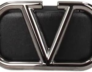 Valentino GARAVANI VLOGO SIGNATURE CALFSKIN BELT (100IT-US40) in Gift Box-0
