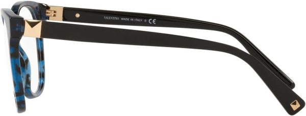 Valentino VA3064-5031 Eyeglass Frame BLUE HAVANA w/DEMO LENS 54mm-3