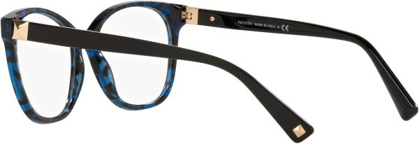 Valentino VA3064-5031 Eyeglass Frame BLUE HAVANA w/DEMO LENS 54mm-4
