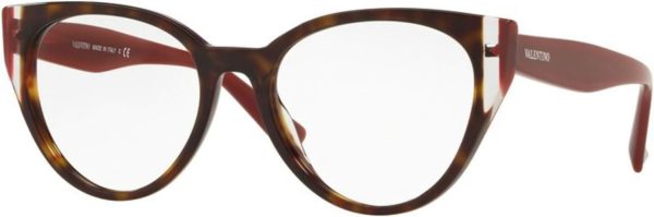 Eyeglasses Valentino VA 3030 5002 Havana/Crystal/Burgundy-0
